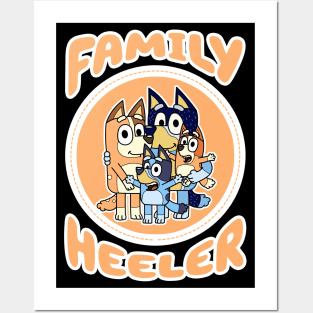 Family Heeler Posters and Art